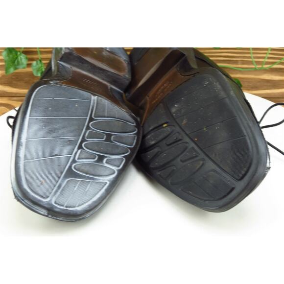 J. Ferrar Shoes Sz‎ 10.5 M Black Derby Oxfords Leather Men 32131 - Picture 8 of 8